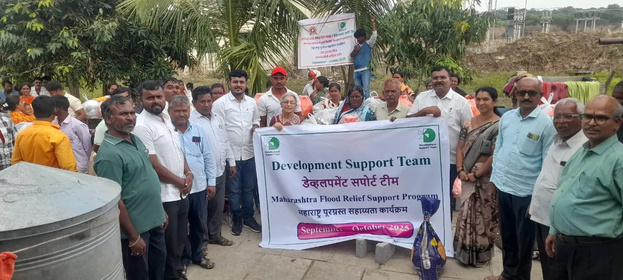 Flood relief distribution, Salse, October 2025